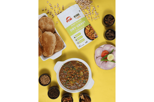 Dry Gravy Delights: Aloo Chole Edition