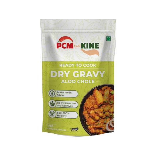 Aloo Chole Dry Gravy