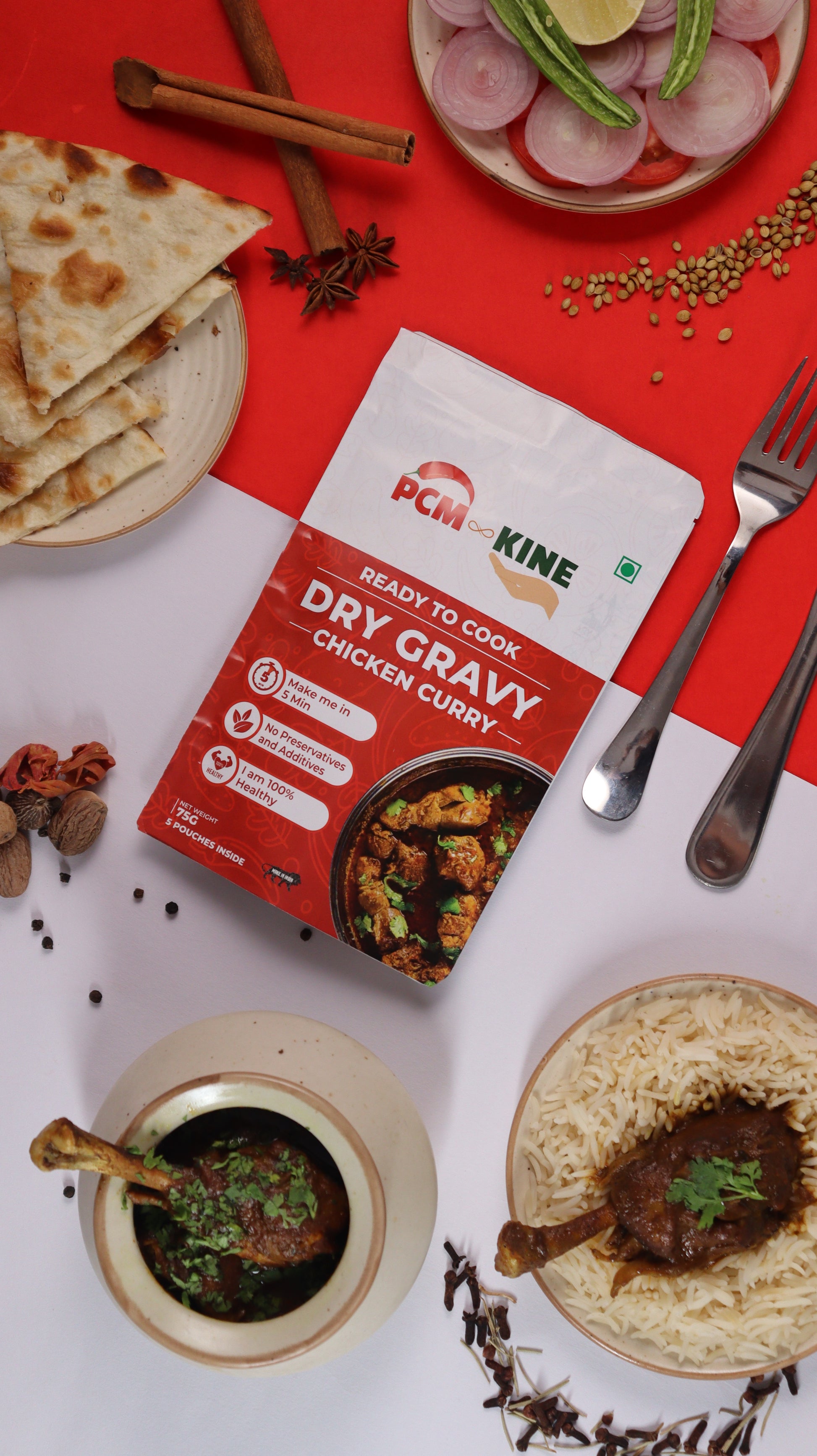 Spicy chicken gravy Dry Gravy