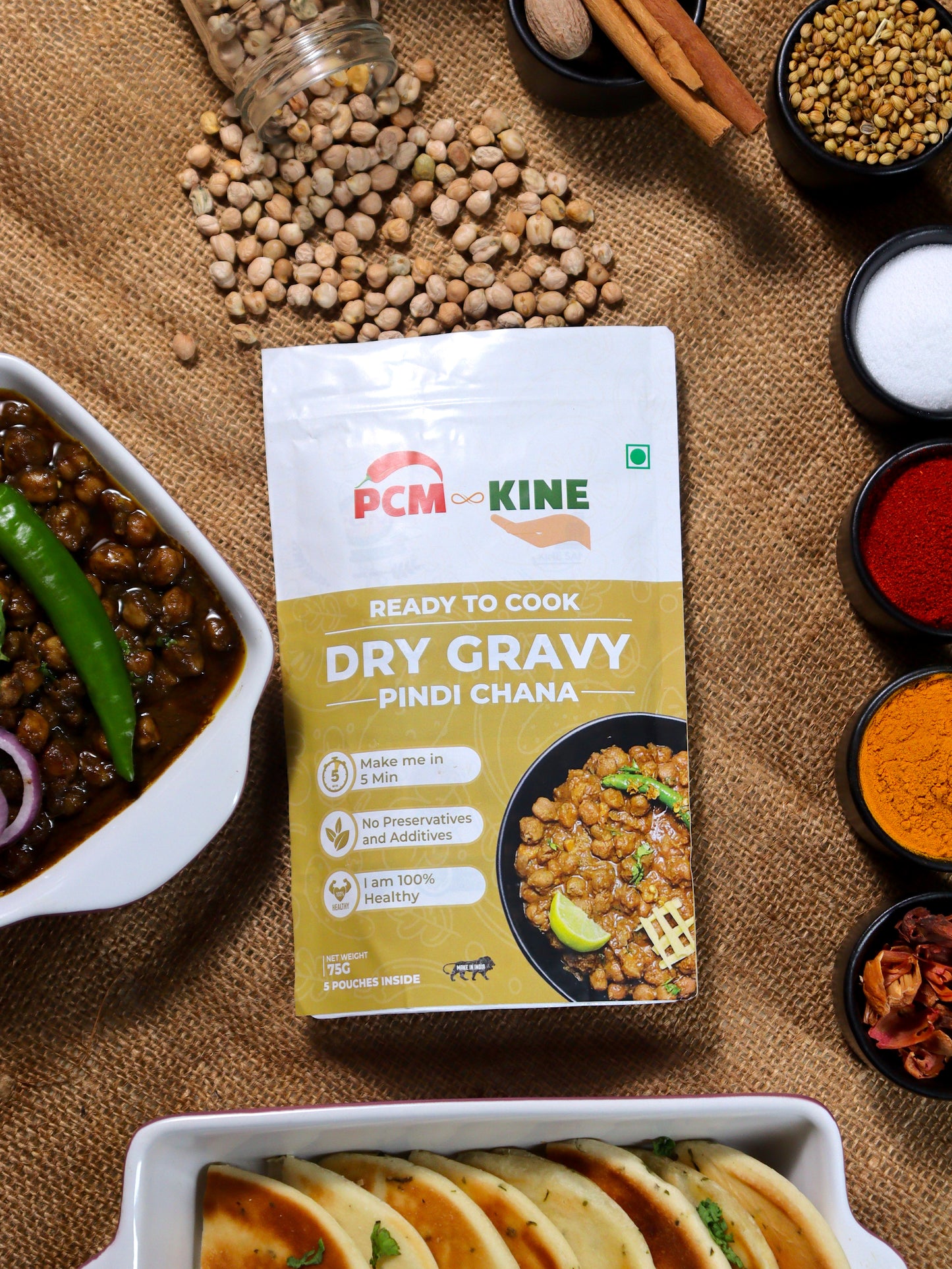 Pindi Chana Dry Gravy