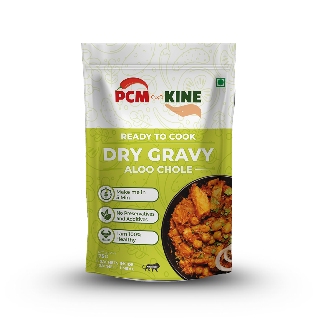 Aloo Chole Dry Gravy