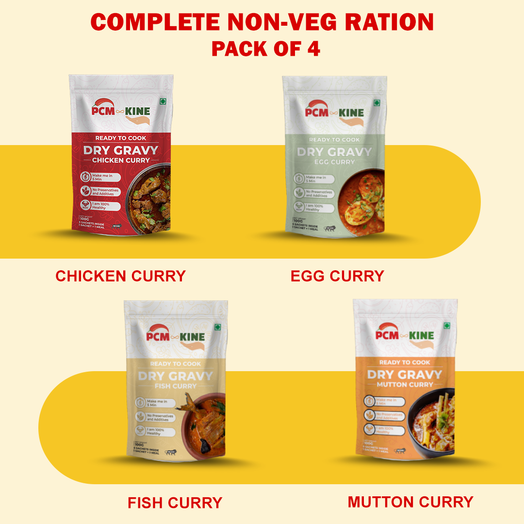 Non-Veg Dry Gravy Party Combo Pack