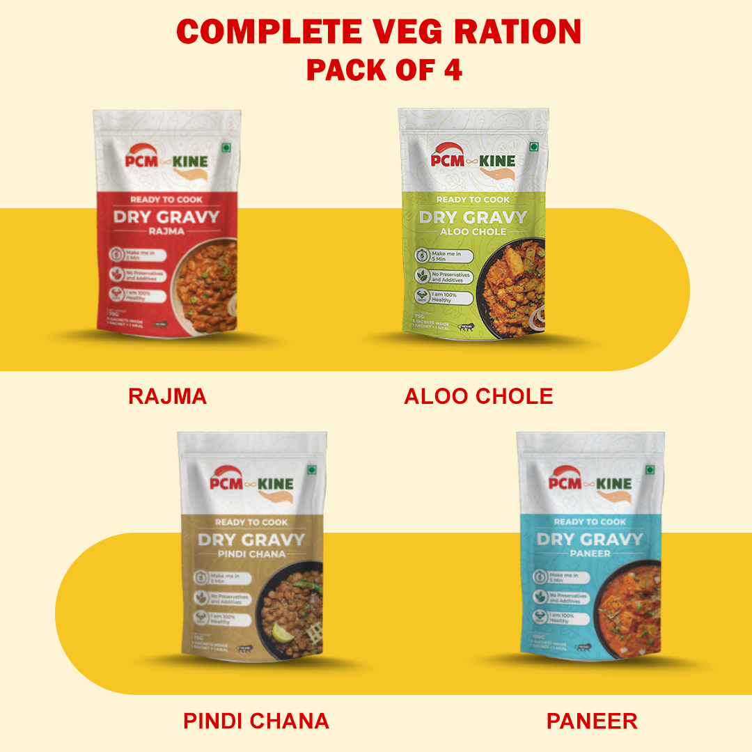 Veg Dry Gravy Combo Pack
