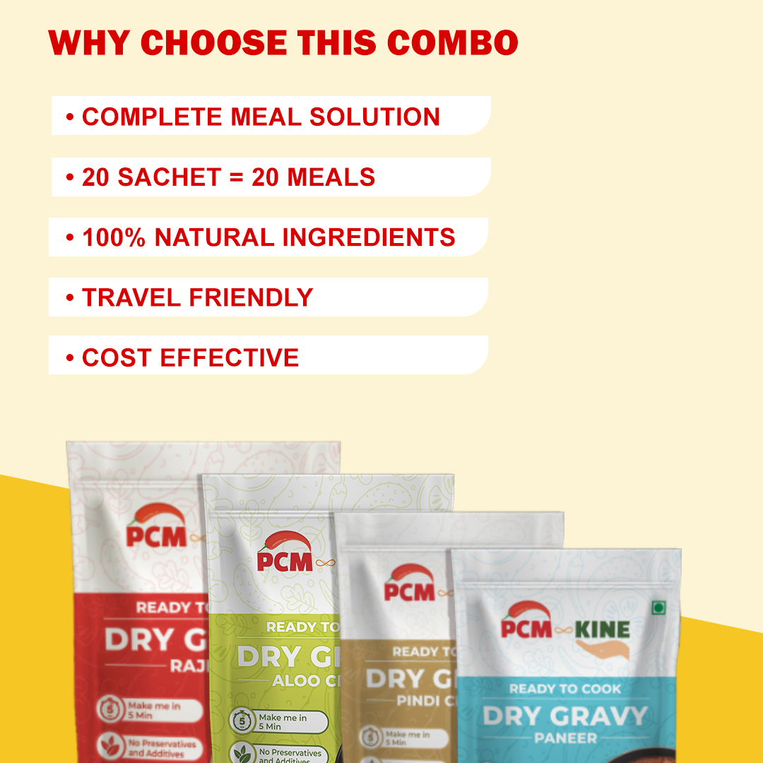 Veg Dry Gravy Combo Pack